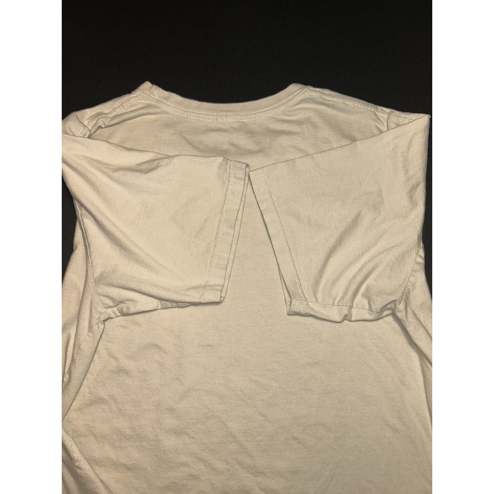 MTV Vintage Style Graffiti Graphic T-Shirt Mens 2XL Beige Streetwear Music Pop - Picture 8 of 8